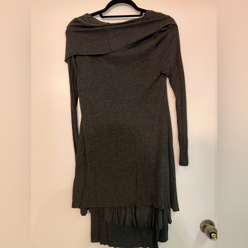 5 items for $20/ Kenzie dark grey flare dress - Picture 5 of 5
